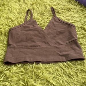 NWOT Brown Brandy Melville Amara Tank